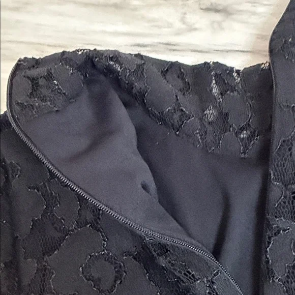 INC Elegant Black Lace Turtleneck Women's Top size XS - Picture 5 of 8